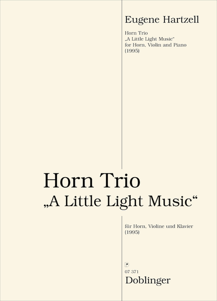 Horn Trio (A little light music)
