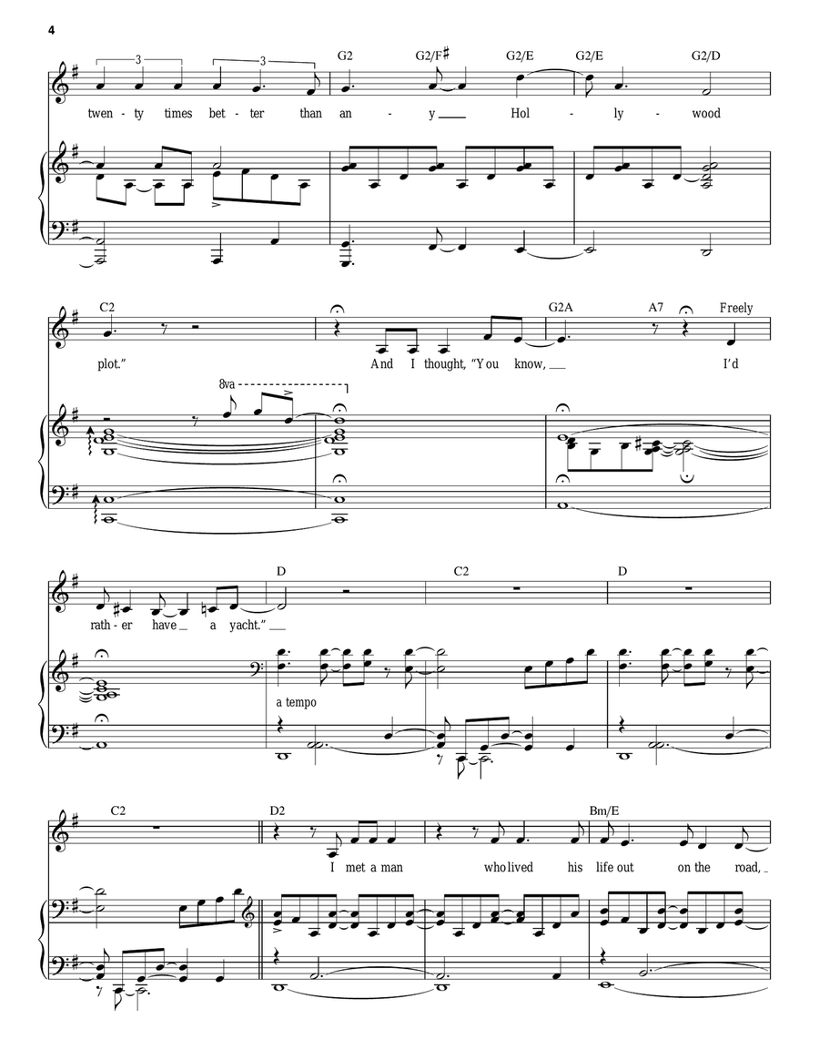 Stars And The Moon (from Songs for a New World) Piano, Vocal scores gallery preview page 4