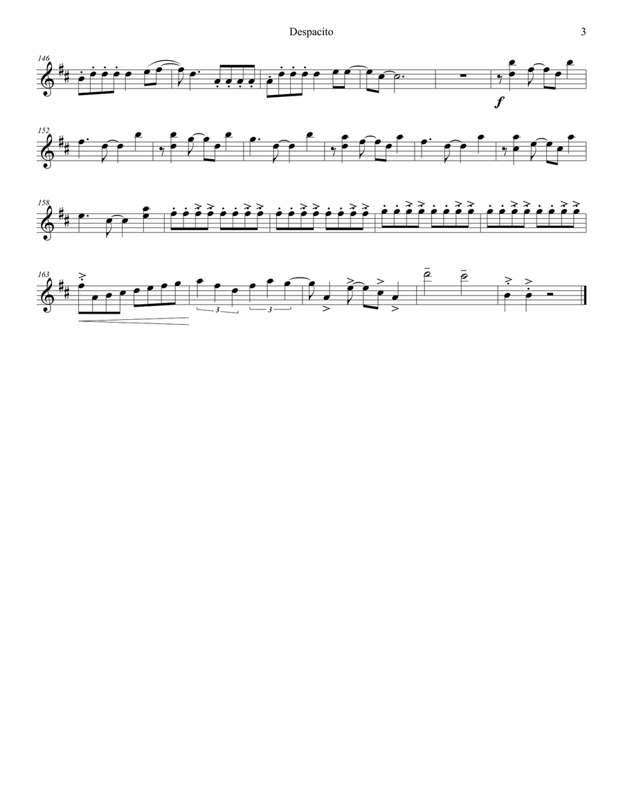 Despacito Despacito String Quartet scores gallery preview page 3