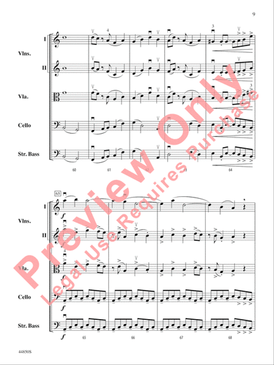 Lost Horizon String Orchestra scores gallery preview page 10