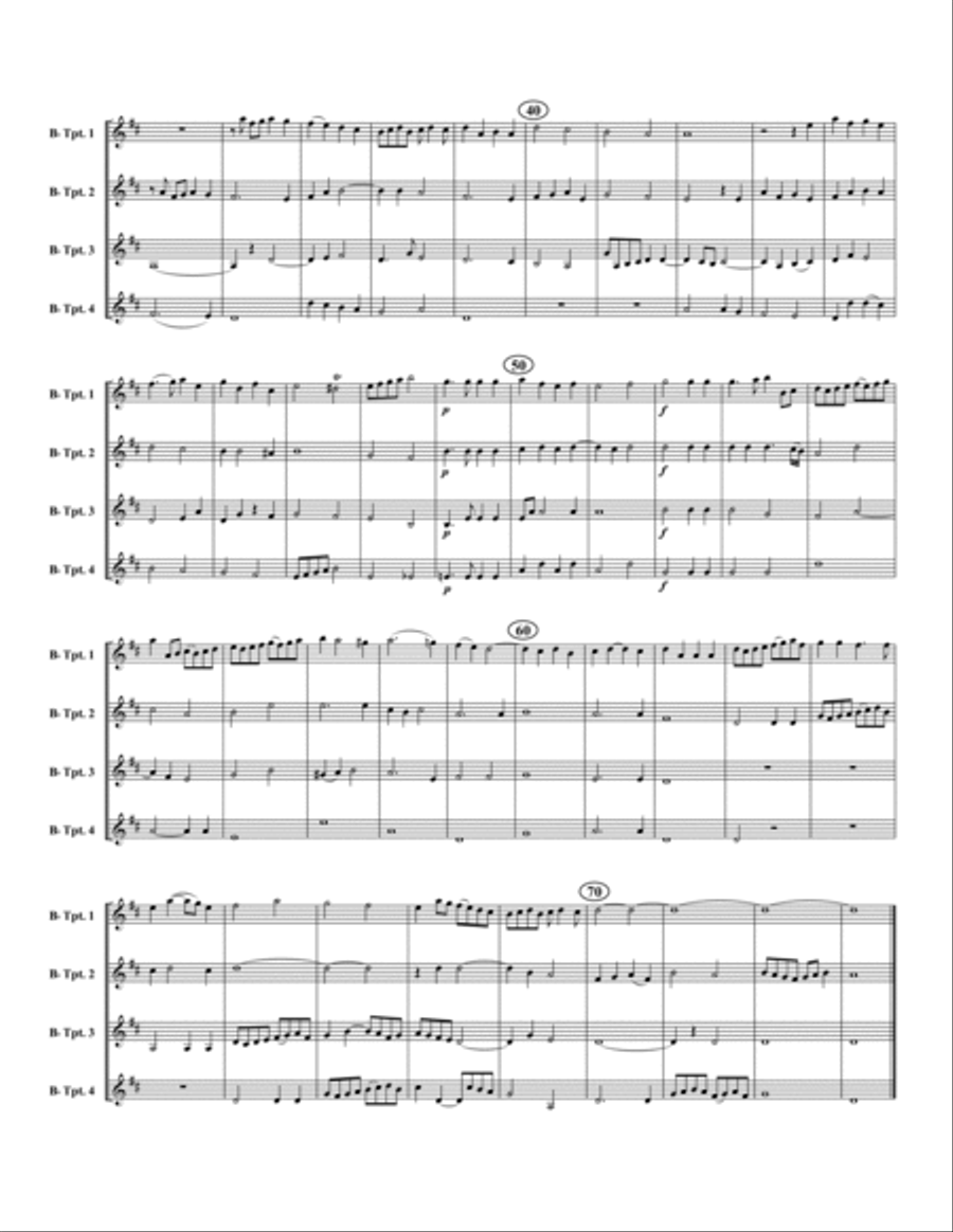 Canzona per Sonare No. 3 Trumpet scores gallery preview page 3
