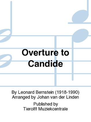 Book cover for Overture To Candide, Saxophone ensemble