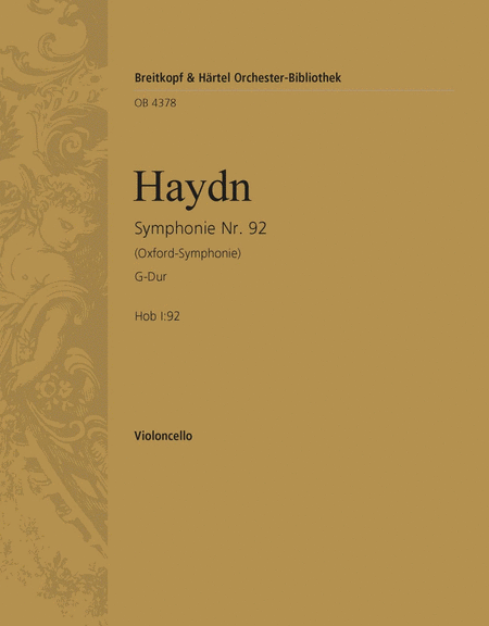 Symphonie G-Dur Hob I:92