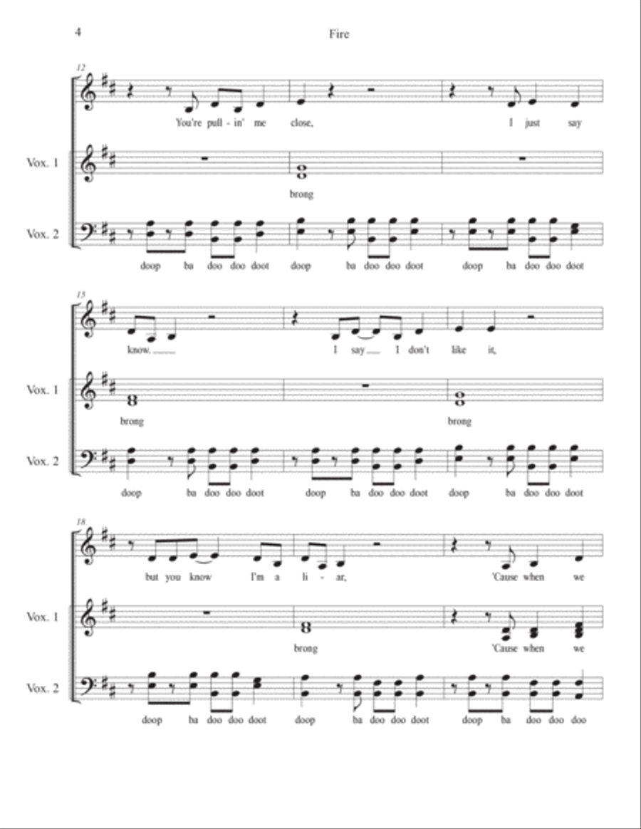 Fire 4-Part scores gallery preview page 4