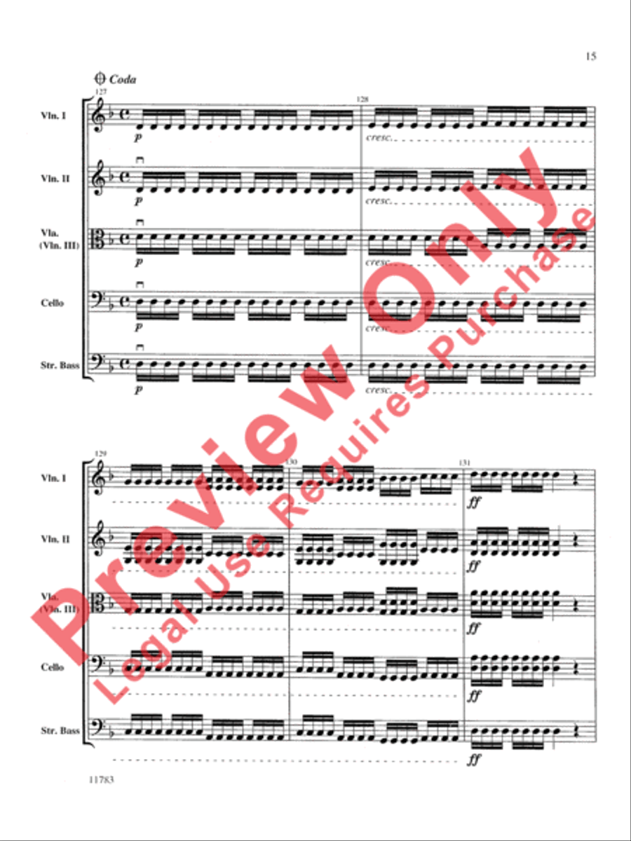 Arlington Sketches String Orchestra scores gallery preview page 16