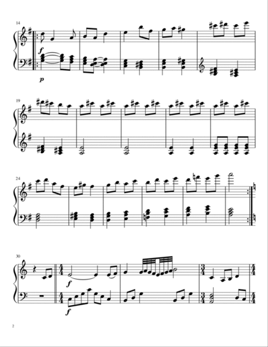 Emociones Varias Piano Solo scores gallery preview page 2