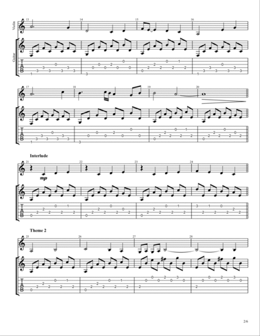 Braveheart - Main Title Clarinet scores gallery preview page 3