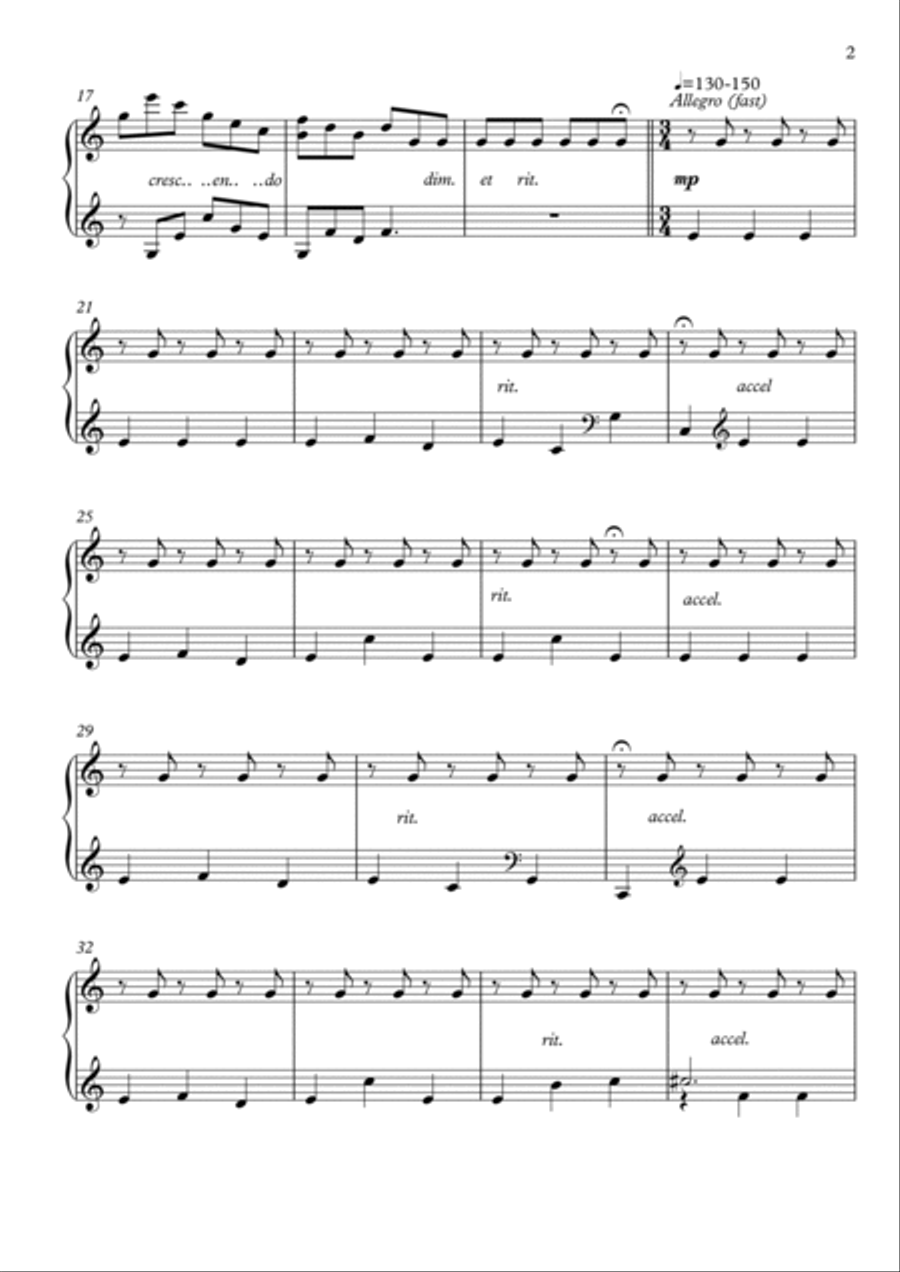 Dawn Piano Solo scores gallery preview page 2