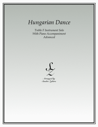 Hungarian Dance (treble F instrument solo)