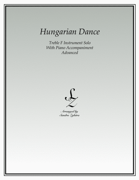 Hungarian Dance (treble F instrument solo) image number null