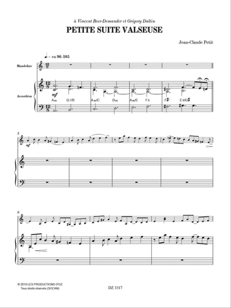 Petite suite valseuse Accordion scores gallery preview page 2