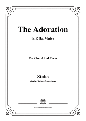 Book cover for Stults-The Story of Christmas,No.7,Adoration,O Wondrous Love,in E flat Major,for Choral and Piano