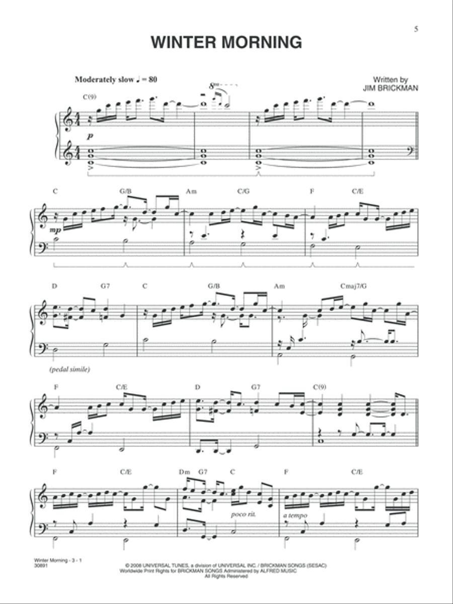 Jim Brickman -- Hope Piano Solo scores gallery preview page 3