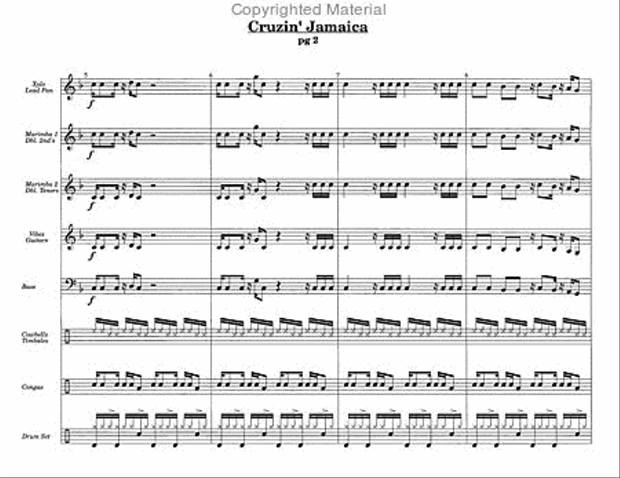 Cruzin' Jamaica Cruzin' Jamaica Steel Drum Band scores gallery preview page 3