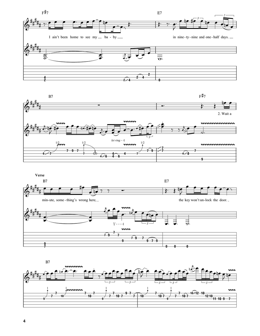 Red House Acoustic Guitar scores gallery preview page 4