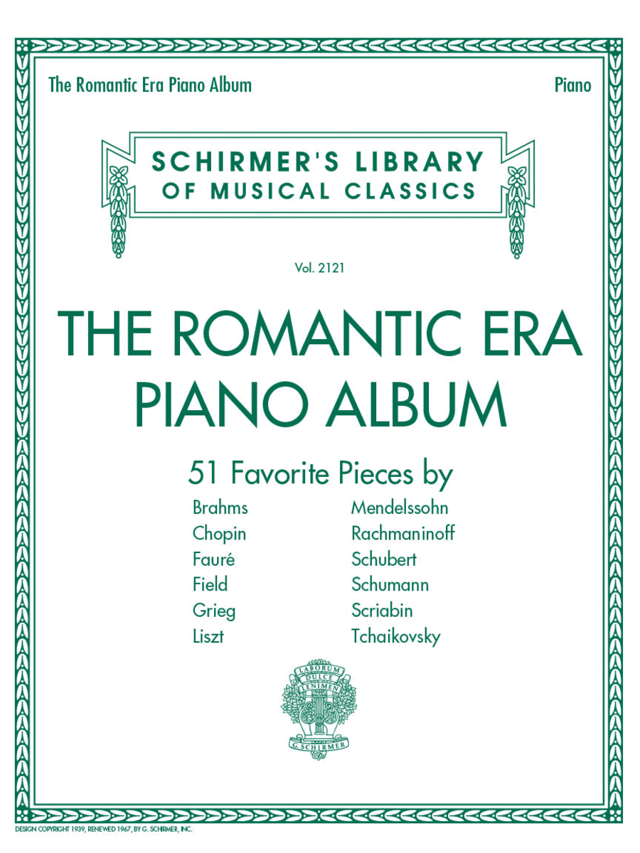 The Romantic Era Piano Album