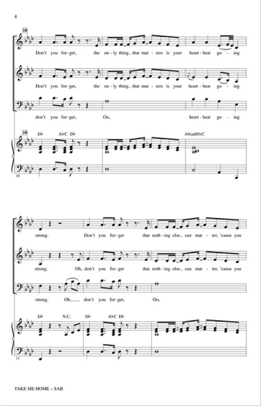 Take Me Home Take Me Home 3-Part scores gallery preview page 4