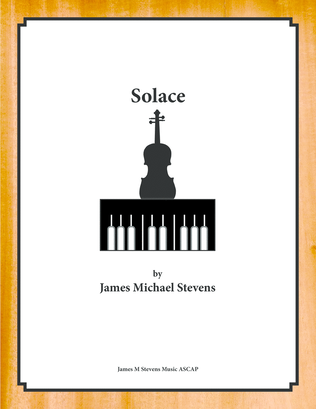 Book cover for Solace - Violin & Piano