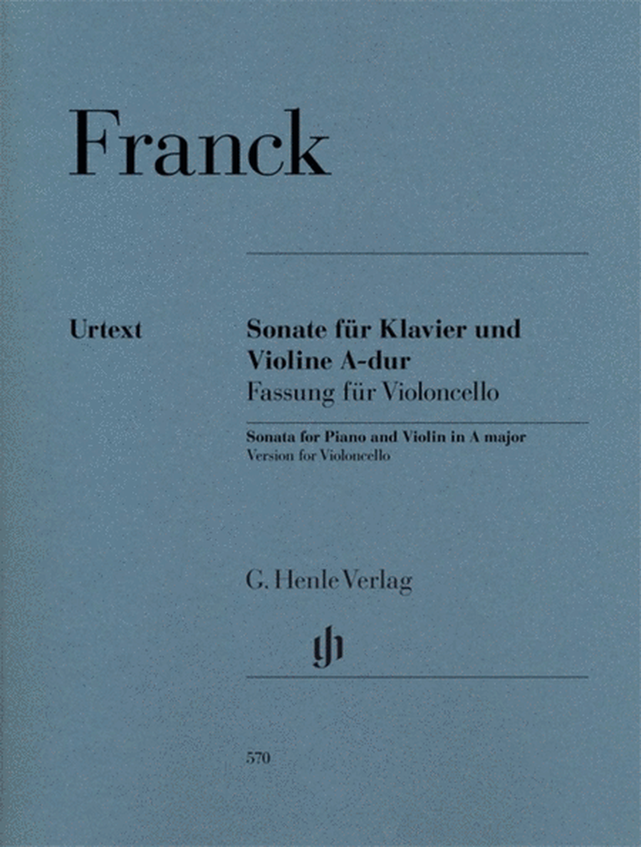 Franck - Sonata A Major Version Cello/Piano