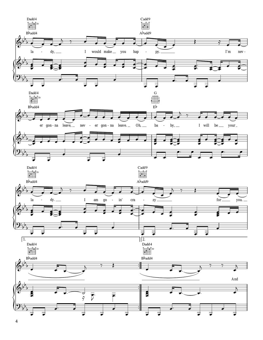 Oxygen Piano, Vocal, Guitar scores gallery preview page 4