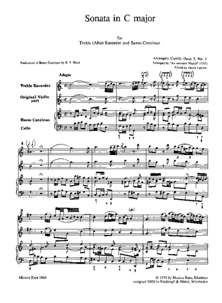 Sonata in C Op. 5/3