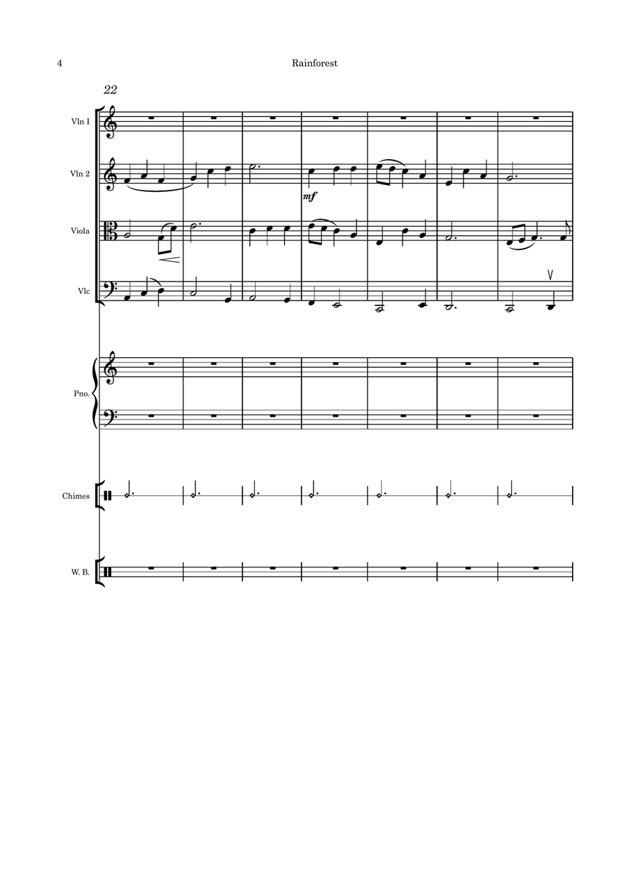 Rainforest Piano Quintet scores gallery preview page 4