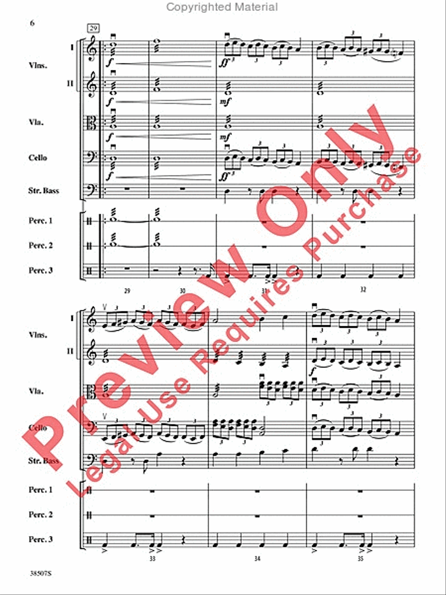 Terkisher Klezmer Fest String Orchestra scores gallery preview page 7