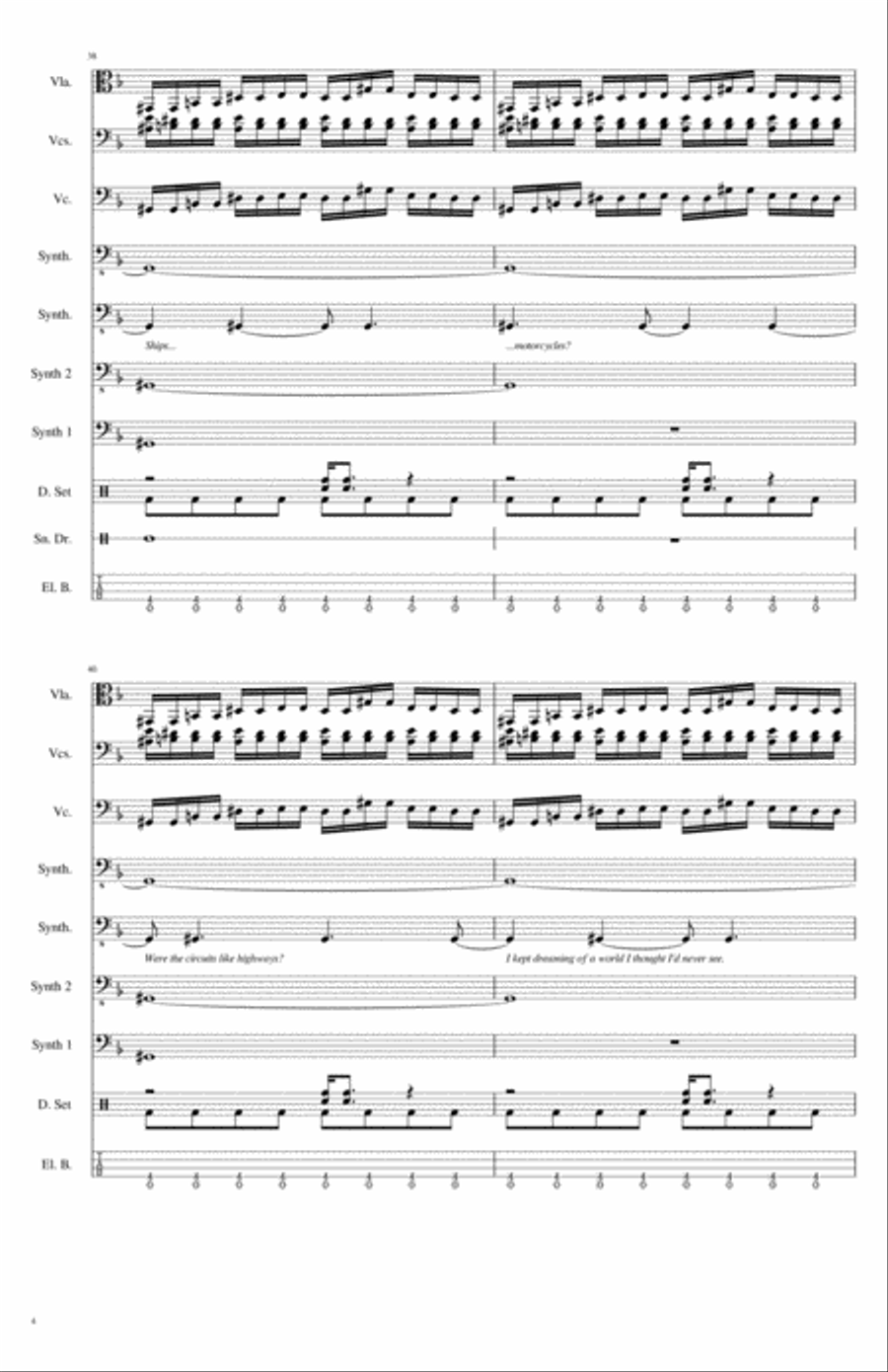 The Game Of Love Bassoon scores gallery preview page 4