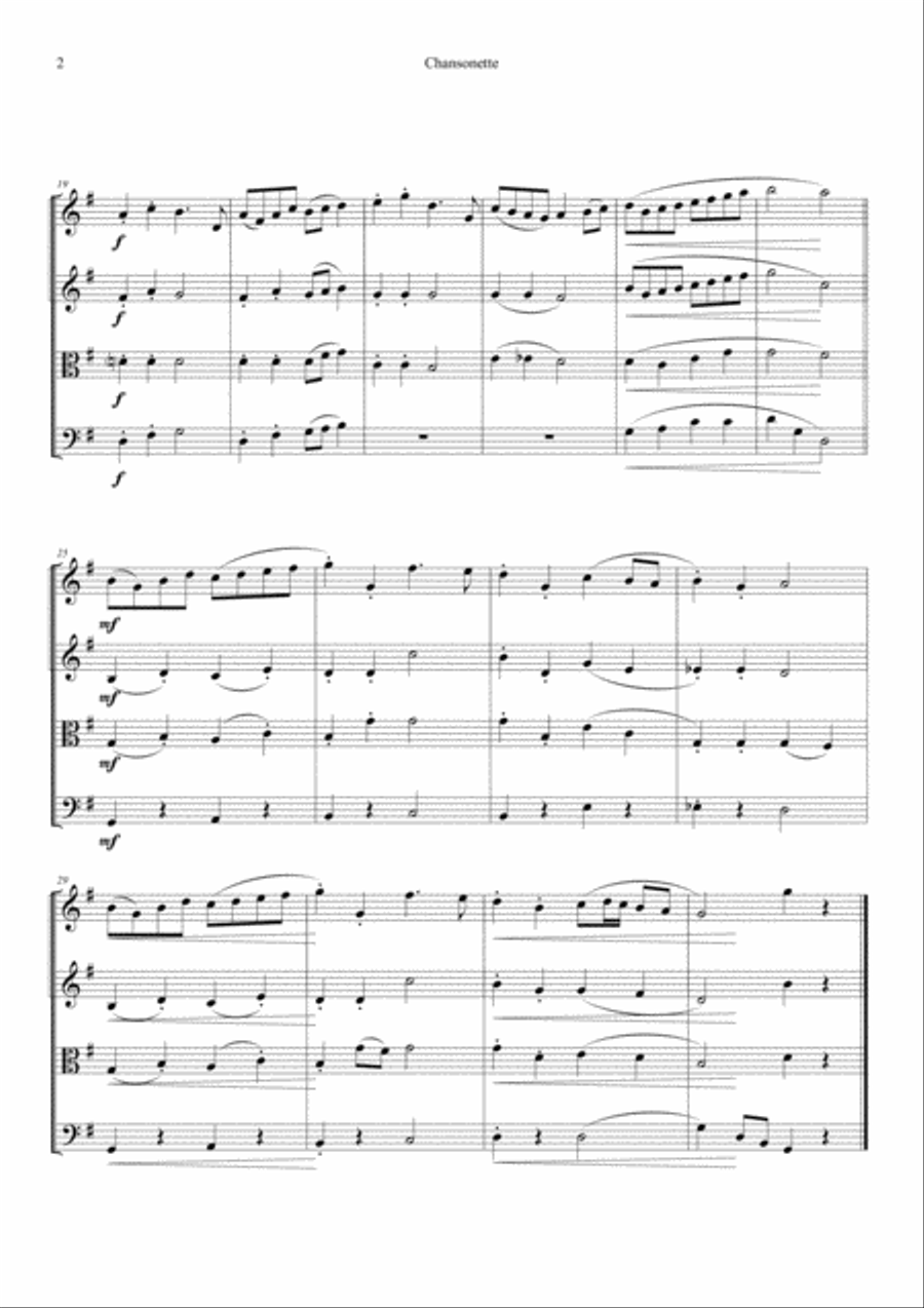 10 Classical Style String Quartets For Weddings And Other Celebrations String Quartet scores gallery preview page 4