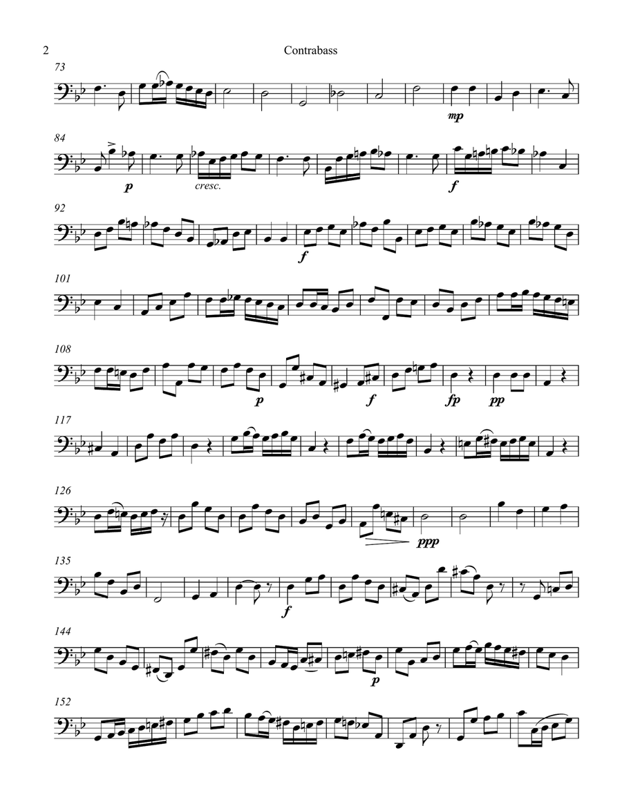 Violin Concerto Op. 12 #1 in G Minor First Movement String Orchestra scores gallery preview page 2
