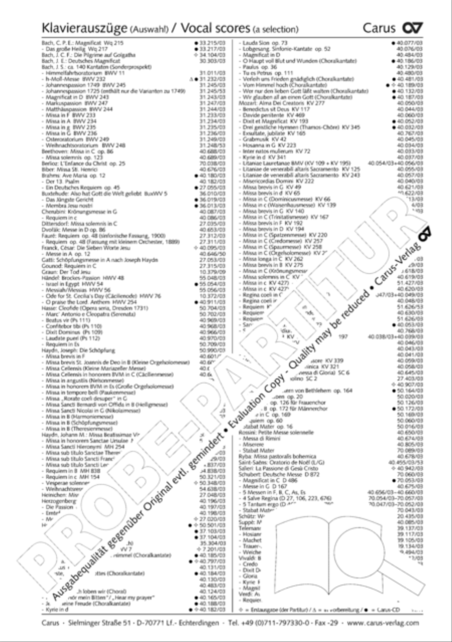 O blessed rest, o welcome heart's delight (Vergnugte Ruh, beliebte Seelenlust) Flute scores gallery preview page 25