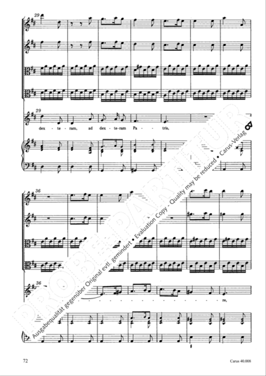 Introduzione e Gloria 4-Part scores gallery preview page 73