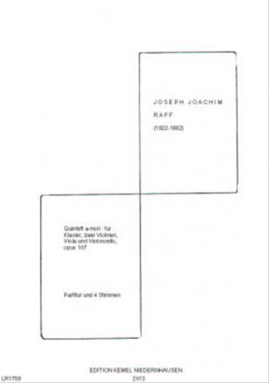 Quintett a-moll Quintett a-moll Cello scores gallery preview page 1