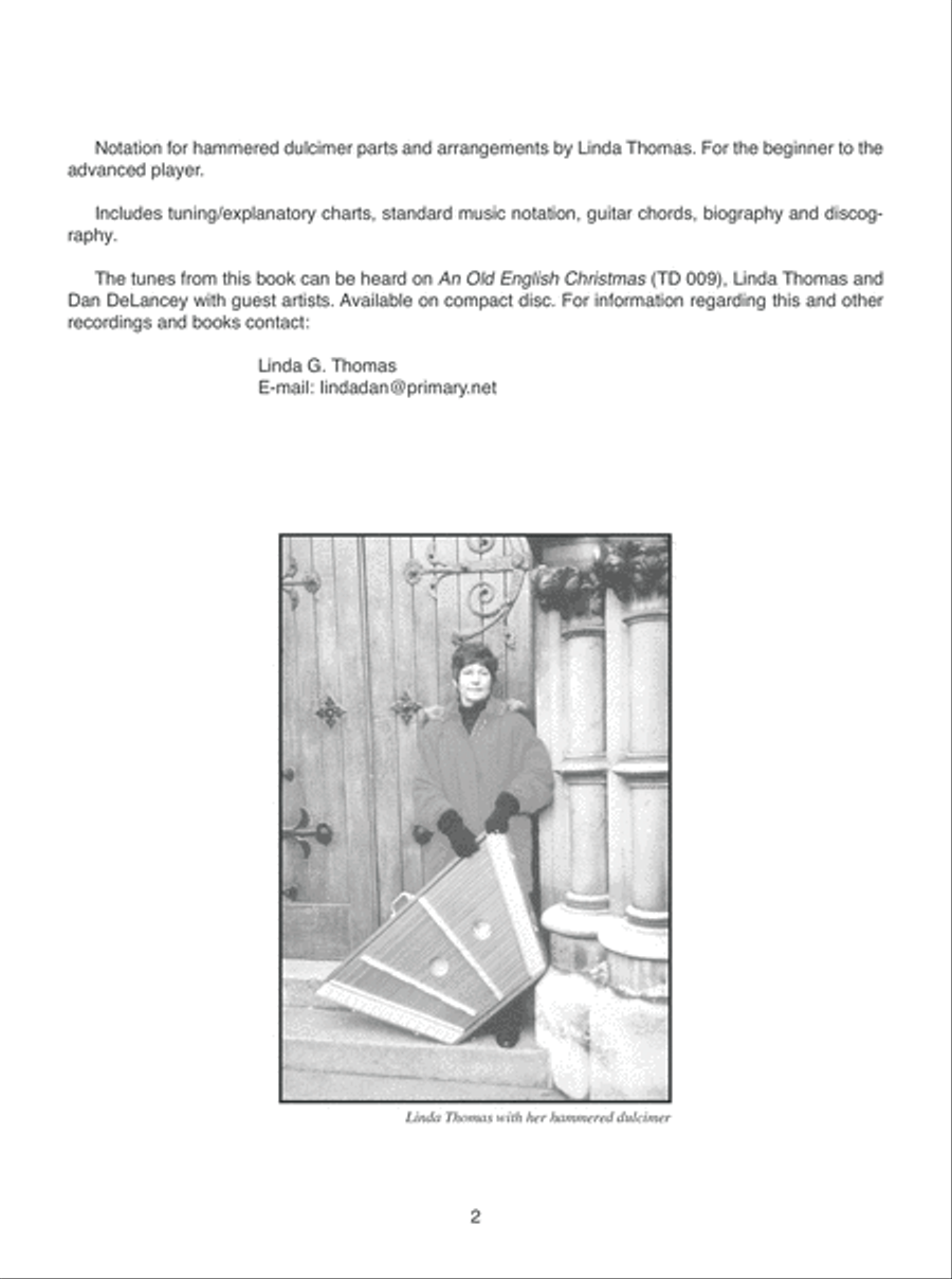 An Old English Christmas for Hammered Dulcimer Hammered Dulcimer scores gallery preview page 3