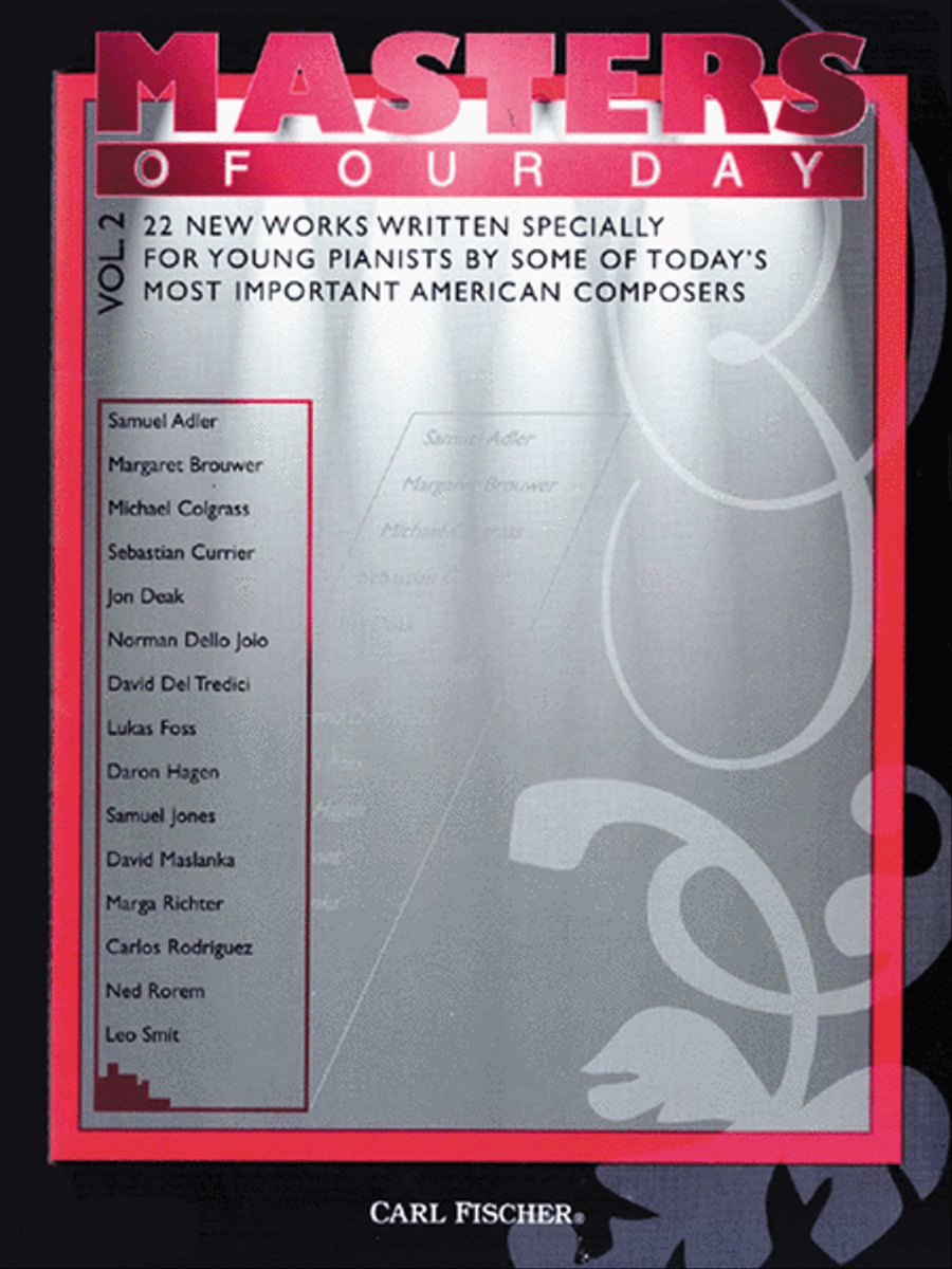 Masters of Our Day Piano Solo scores gallery preview page 1