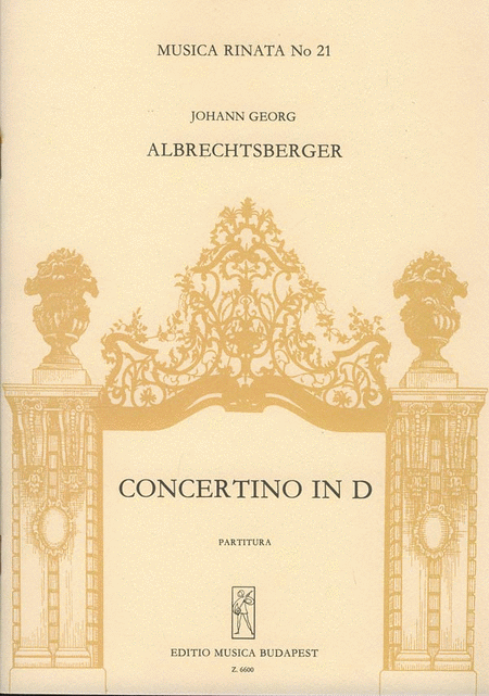 Concertino in D (1769) MR 21 per trombula (flauto)