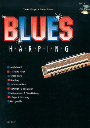 Book cover for Baker S/kropp D Blues Harping Bd1