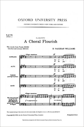 Book cover for A Choral Flourish