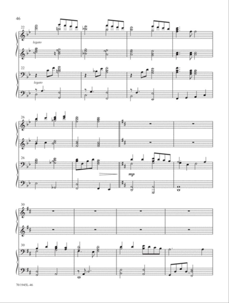 Come, Christians, Join to Play! Piano Duet scores gallery preview page 25