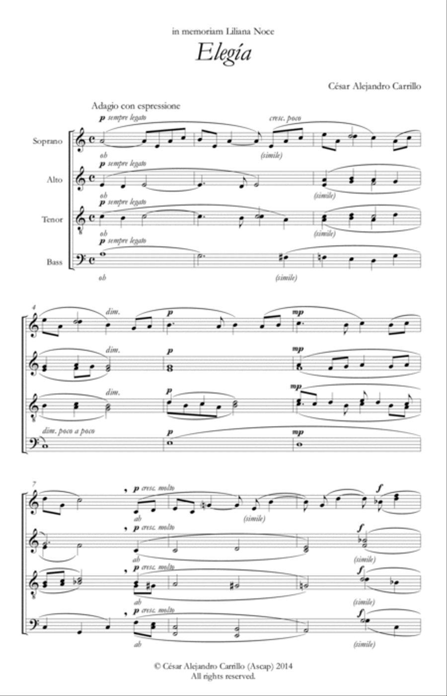 Elegia Elegia Divisi scores gallery preview page 3