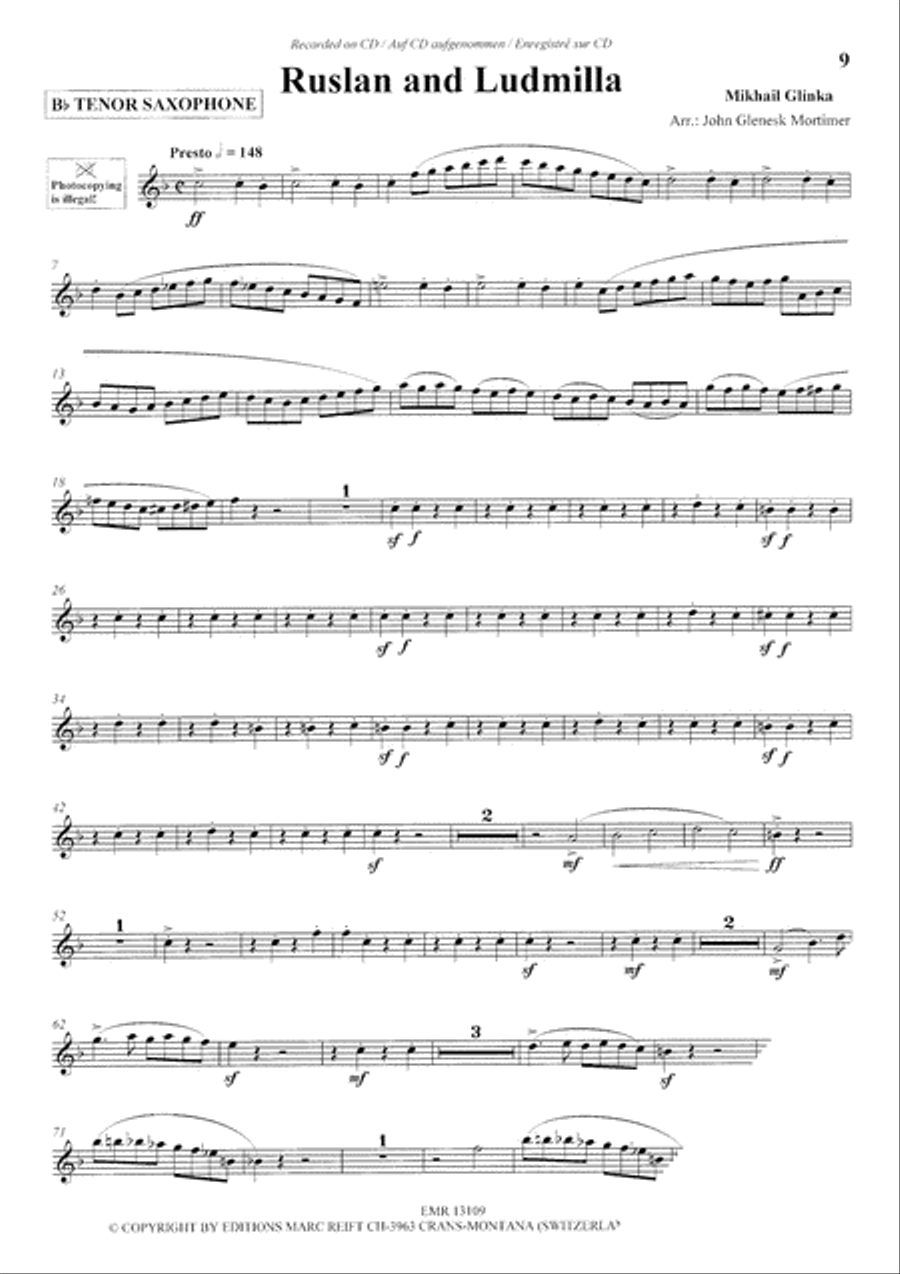 Play The 1st Tenor Sax With The Philharmonic Wind Orchestra Tenor Saxophone scores gallery preview page 6