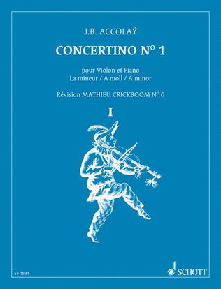 Book cover for Concertino No. 1 A Minor