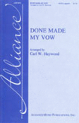 Book cover for Done Made My Vow