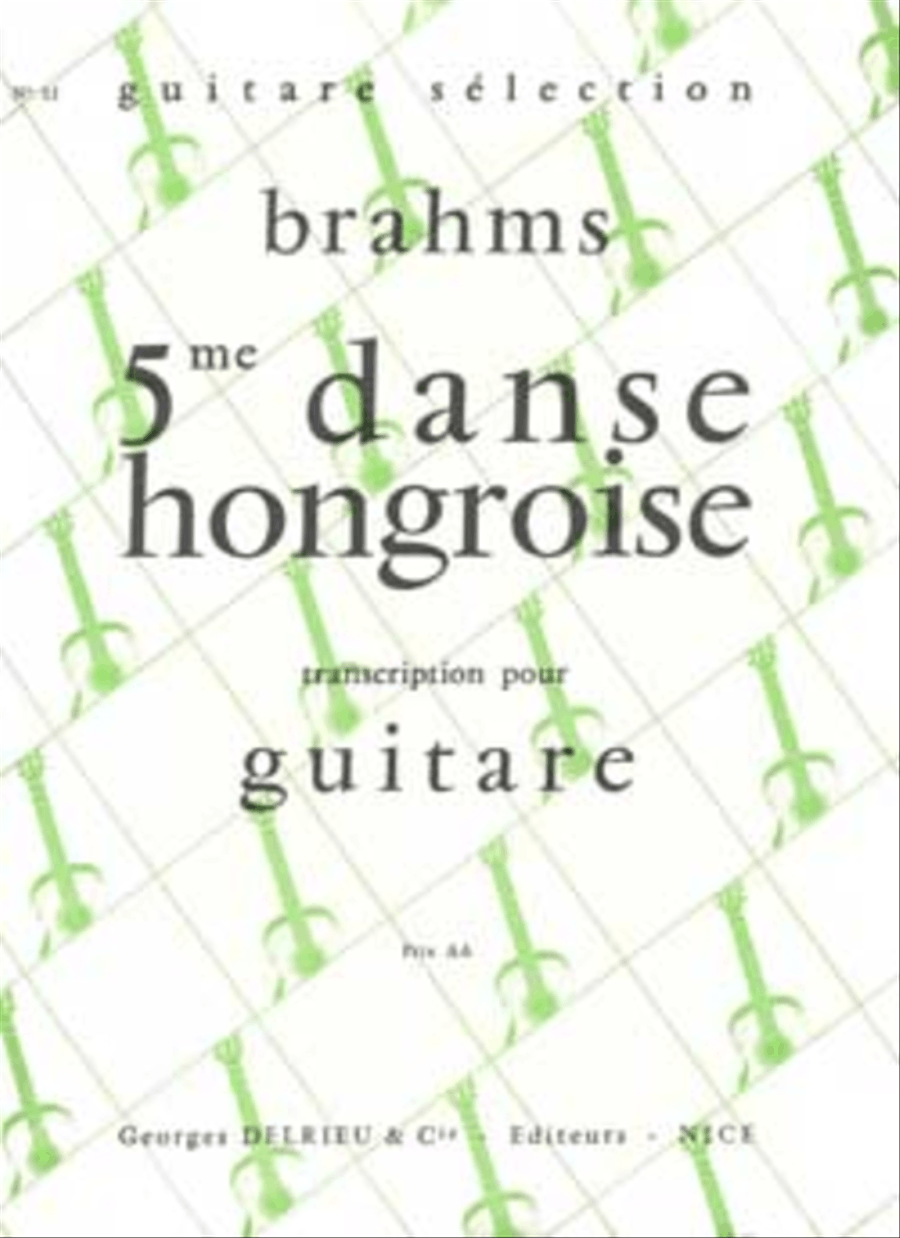 Danse hongroise No. 5 Acoustic Guitar scores gallery preview page 1