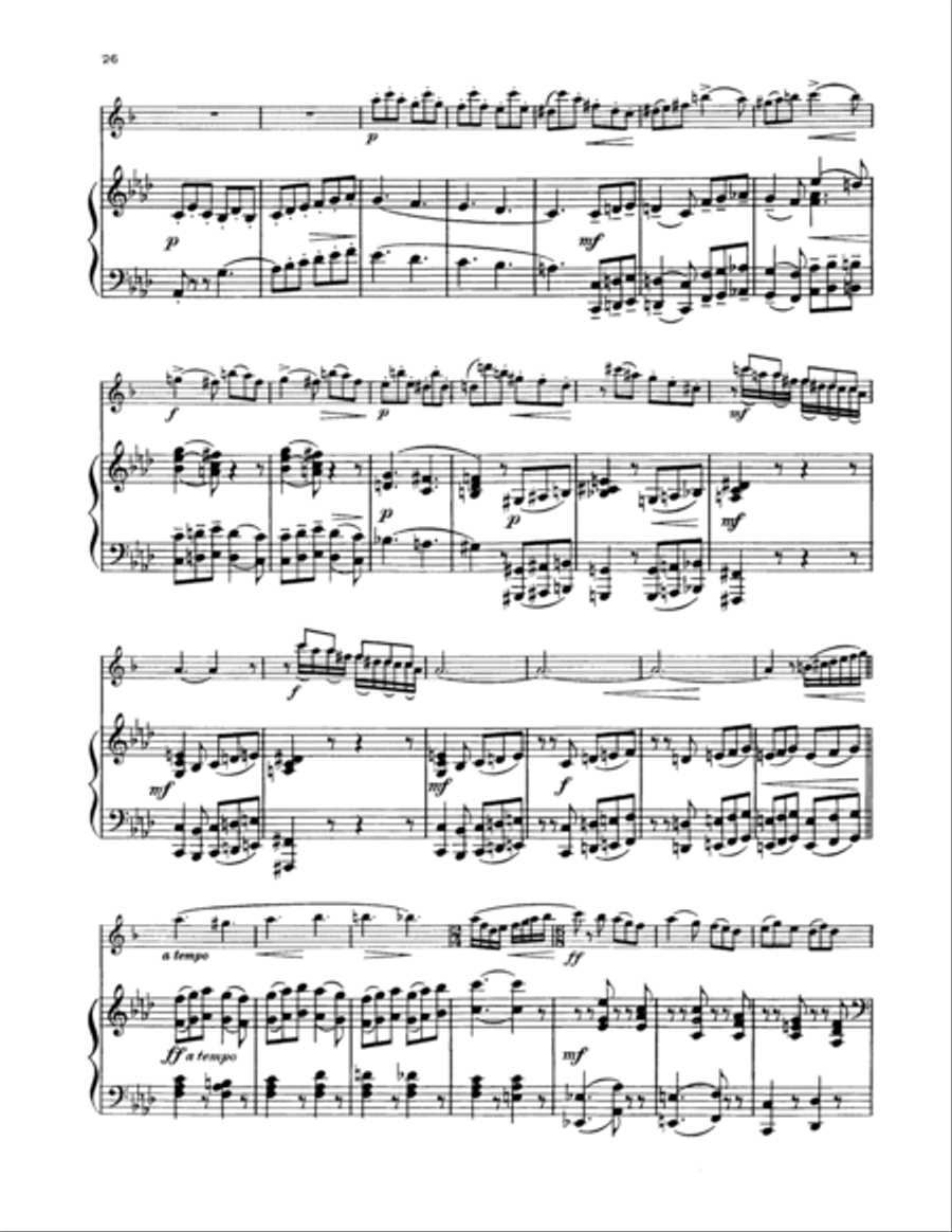 Andante & Allegro Alto Saxophone scores gallery preview page 4