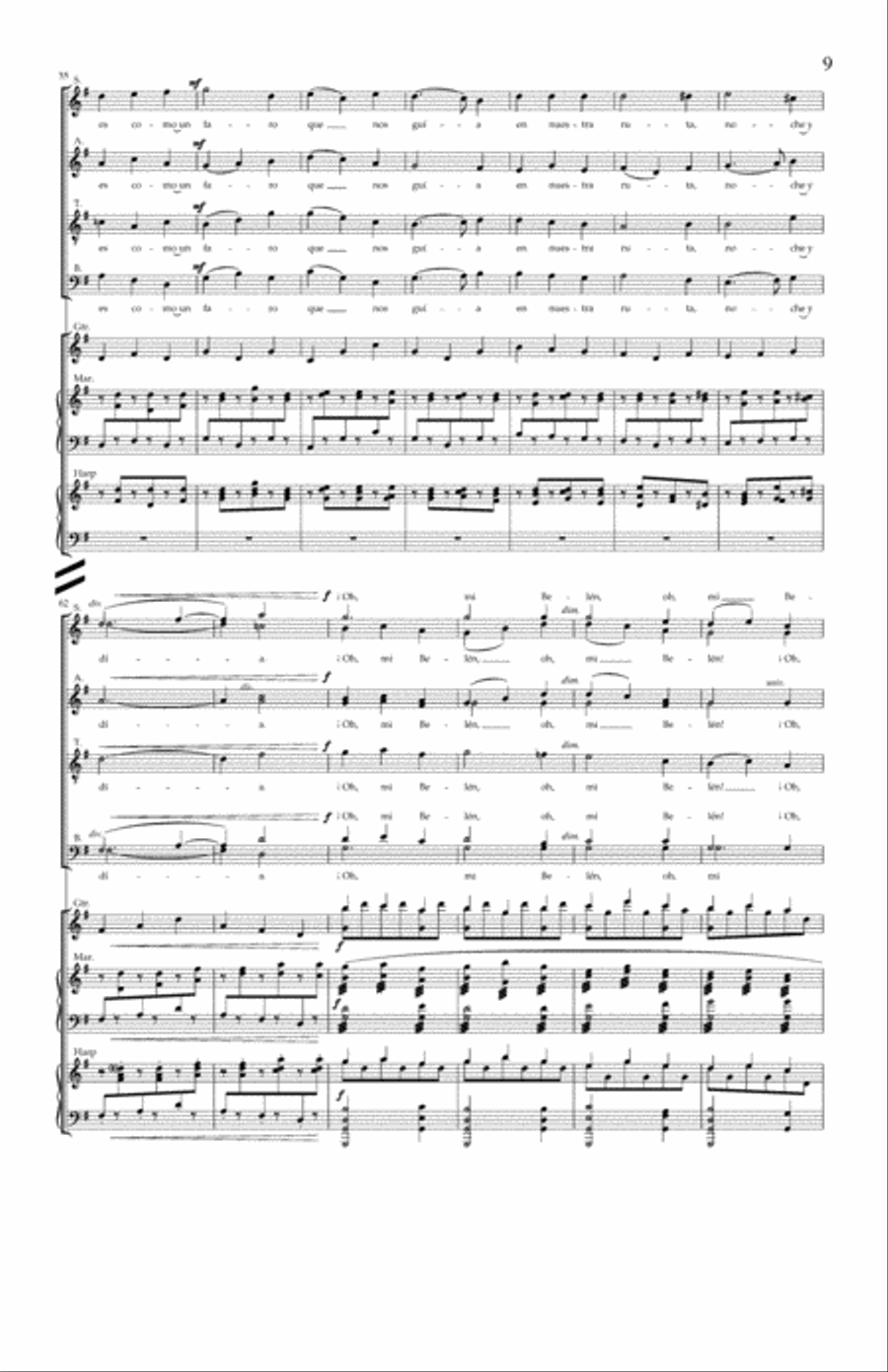 Carols and Lullabies (Full Score) Choir scores gallery preview page 17