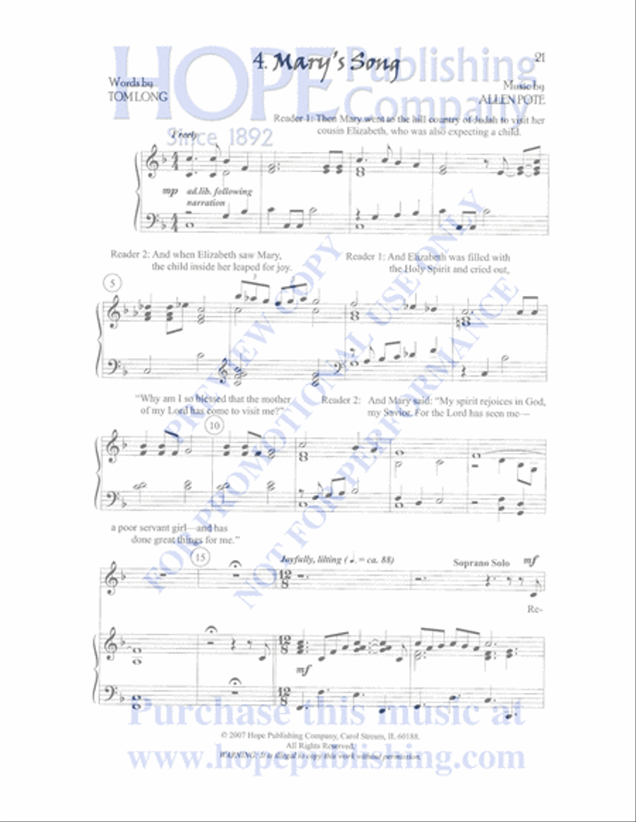 By Heaven's Light Choir scores gallery preview page 22