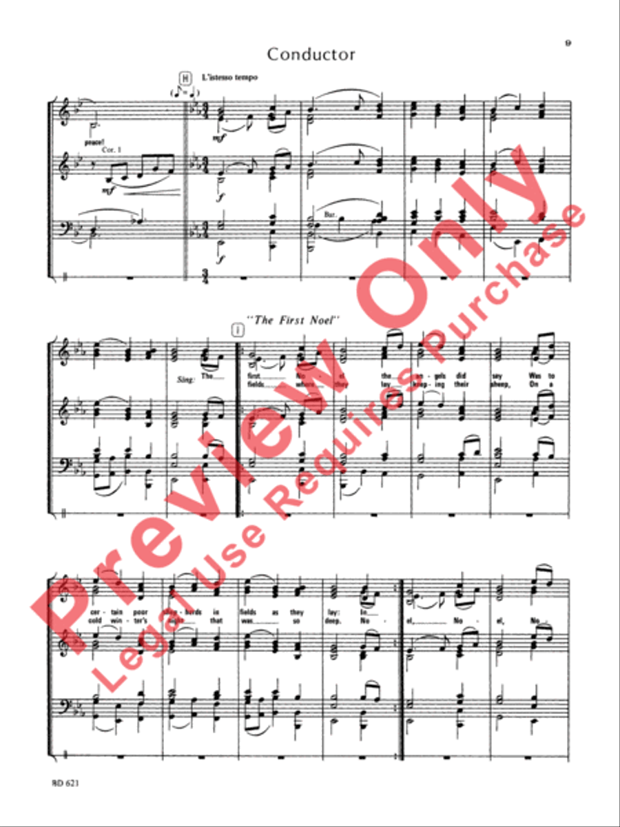 Christmas Sing-a-Long (for Band with Audience Participation) Concert Band scores gallery preview page 10