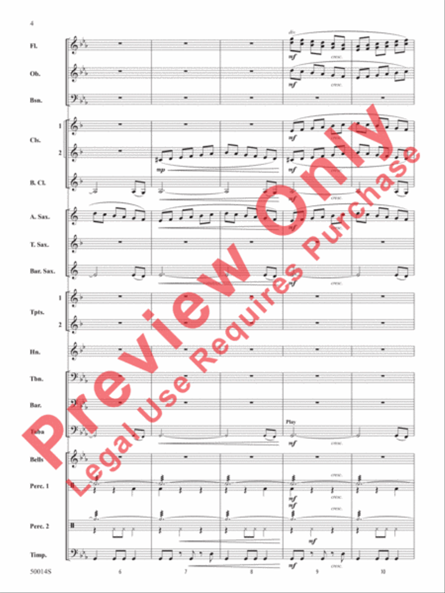 Release the Kraken! Release the Kraken! Concert Band scores gallery preview page 5