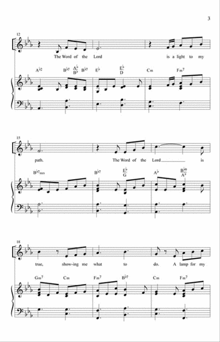 The Word of the Lord Choir scores gallery preview page 3